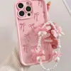 Cadena popular de moño transfronteriza adecuada para fundas de teléfono Apple iPhone 13 Pro/17/15 Pro Max 15/16