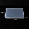 Caja de embalaje de plástico transfronteriza de 1.5 cm, caja cuadrada de plástico PP para piezas de joyería, caja plana de Amazon, caja de almacenamiento rectangular transparente