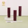 Cosméticos de maquiagem blush, desodorante e repelente de mosquitos em bastão de bálsamo sólido, novo material de embalagem de tubo de bálsamo licorice cor vinho tinto