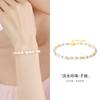 Pulsera de Plata Esterlina S925 de Fujian y Guangdong para Mujer con Perlas Naturales de Agua Dulce, Joyería Nicho de Alta Gama al Por Mayor de Nuevo Estilo Chino
