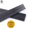 Palillos de Hotel Estilo Japonés al por Mayor Aleación Antideslizantes Resistentes al Moho Resistentes a Altas Temperaturas Alambre Retorcido Punta Afilada Juego de 10 Pares Palillos de Vajilla