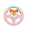 Volante de Dibujos Animados para Niños Volante de Coche de Copiloto Juguete Volante de Coche Simulación Asiento Trasero del Coche Educación Temprana Inteligente