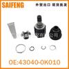 43040-0k010 kit de reparación de jaula de bolas interior de palier delantero adecuado para Toyota Hilux runner