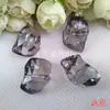 Paquete de Materiales para Pendientes Hechos a Mano DIY Acrílico 19X28mm Asimétrico Cristal de Imitación Cubito de Hielo Cuentas Sueltas Accesorios