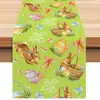 2026 Nuevo Camino de Mesa Estampado de Pascua Transfronterizo, Mantel Decorativo Festivo de Amazon, Mantel Individual para Mesa de Comedor de Sala de Estar