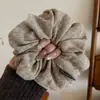 Diadema Ancha de Felpa de Tela Simple Estilo Coreano para Mujer, Elegante y Versátil para Salir, Pinza para el Cabello Diadema para Lavarse la Cara