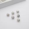 Bola de Bayberry com espaçador de Bola de Diamante contas de transferência acessórios para joias diy 8mm flor de diamante colorida capinha de bola material para colar atacado