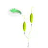  anzuelo doble antienganche con línea de plomo, anzuelo doble anti-deriva, anzuelo doble antienganche listo para usar para pesca en exteriores Iseni Gold Sea Night