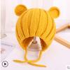 Protección para los oídos de rana Gorro de punto para niños Estilo Otoño e Invierno Benhui Dibujos Animados Gorro de Lana para Bebé Mz3198 Forrado de Lana