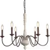Lámpara Colgante de Madera Simple Estilo Country Americano Nórdico Creativa para Sala de Estar, Comedor, Dormitorio, Vestidor, Tienda de Ropa y Luminarias Personalizadas