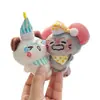 Pacote Duplo Magnético Divertido Original Boneca de Tecido Pijama Animal de Estimação Fofo Adesivo Pingente Pendurado Chaveiro Tendência Casal Melhor Amigo