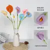 Ramo de Lirios de Calla Tejidos a Crochet Flores de Hilo Ramo de Hilo Tejido a Crochet Hecho a Mano Flores Artificiales Crochet Terminado Regalo de Hilo Flores de Hilo