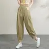 Pantalones de Linterna Negros para Mujer, Nuevo Estilo Verano 2026, Cintura Alta, Adelgazantes, Alargan las Piernas, Pantalones de Pierna Ancha de Nueve Puntos, Pantalones Largos Casuales Versátiles