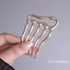 Horquilla China en Forma de U Súper de Hada, Nueva Horquilla Doble de Perlas en Forma de U Estilo Chino, Accesorio para el Cabello Hanfu Estilo Antiguo, Horquilla Simple y de Alta Gama para Mujeres