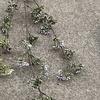 Viento oceánico azul flores de simulación para boda al por mayor azul y blanco escenario de auditorio de boda camino principal decoración suave para fotografía flores falsas