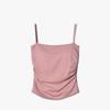 Camisola plisada Spice Girls Pure Desire para mujer, tirantes finos de verano, ropa interior, estilo dulce y sexy, sin mangas, top pequeño, ropa exterior adelgazante
