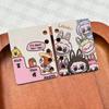 Material Termoencogible DIY Tela de Tirar Material para Perlas de Páginas de Libros a Través de Agujero Accesorios de Dibujos Animados Cadena DIY para Teléfono Móvil Llavero