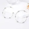 Pendientes Geométricos Esféricos de Círculo Grande en Forma de C, Elegantes, de Gama Alta, Accesibles, Estilo Punk Versátil para Mujer, Europeos y Americanos