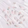 24 Piezas de Rosa Azul Hechicera Mariposa 3D Decoración para Uñas Rhinestone Uñas Almendra para Mujeres