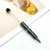 Caneta DIY com pedrarias de strass listradas retas, caneta criativa com pingente de strass para customizar, caneta de presente pesada colorida com strass em estoque