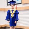 Ropa de médico para niños de jardín de infantes Ropa de estudiante Ropa de fotografía Toga de graduación Gorro de médico Ropa de fotografía de graduación de escuela primaria Vestido