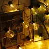 Bombilla LED Cadena de Luces Solares Impermeable para Exteriores Linterna de Camping Super Larga Duración de Batería Luces Decorativas para Lona Venta al por Mayor