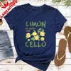 Camiseta Vintage de Limón Transfronteriza LaDolceVita, Camiseta Creativa de Limón, Camiseta Italiana para Verano