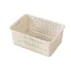Cesta de Armazenamento de Mesa Caixa de Armazenamento de Lanches e Brinquedos Estrutura de Armazenamento Diversos Cesta de Armazenamento Cesta de Armazenamento Quadrada Cesta de Armazenamento de Cozinha