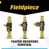Manguera de Refrigerante de 1/2" con Conector de 3/8" a 1/4" Actualización con Válvula de Núcleo Visible de 1/4" y 5/16" de Fábrica