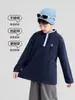Roupa Infantil Zuoxi Moletom de Lã Polar para Meninos Inverno 2026 Novo Modelo Uniforme Escolar Infantil Jaqueta de Lã com Aquecimento Infravermelho Distante Mágico