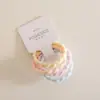 Pacote com 4~Elásticos Coloridos de Alta Qualidade Grau de Exportação, Elásticos Básicos Versáteis de Alta Elasticidade Que Não Danificam o Cabelo, para Mulheres