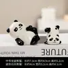 Panda Lindo de Dibujos Animados Adornos para Mueble de TV de Sala de Estar en Casa Muñeca Linda Manualidades de Cerámica Decoración Creativa de Escritorio