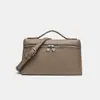 Lp19 Nicho Exquisito Uma Alça Transversal Bolsa Pequena Estilo Outono Feminina Versátil Outono e Inverno Ins Nicho Bolsa Lancheira
