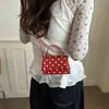 Bolso cuadrado pequeño estampado de lunares, moderno, simple, casual, bolso de hombro cruzado de moda nuevo para verano 2026 para mujer
