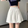 Shorts Esportivos de Secagem Rápida para Mulheres, Estilo Fino de Verão, Calça Saia Evasê Cintura Alta Nova 2026, Calça Casual Yamamoto de Cinco Pontos