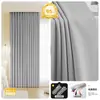 Cortinas para Dormitorio con Oscurecimiento Total, Nuevo Estilo 2025, Algodón y Lino, Estilo Crema, Lujo Ligero, Sensación de Alta Gama, Aislamiento Térmico, Tela Protectora Solar para la Sala de Estar