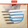 Espátula para crema de repostería de fábrica, espátula pequeña para pasteles, fácil de desmoldar, cuchillo para decorar con besos rectos, espátula para crema de acero inoxidable