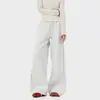 Pantalones Deportivos de Chándal de Color Sólido con Retazos Estilo Americano para Hombre, Temporada Primavera 2026, Diseño Holgado, Marca de Tendencia, Pantalones Largos Casuales de Pierna Ancha para Estudiante