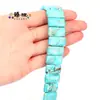 Pulsera de Accesorios de Venta Caliente Transfronteriza Colorida Marca de Mano Piedra Imperial Rectangular Marca de Mano DIY Piedras Sueltas Fabricante Mayorista