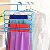 Tendedero para pantalones de hogar de cinco capas, almacenamiento multifuncional, tendedero para ropa, ahorrador de espacio para armario, tendedero para pantalones de varias capas, tendedero para ropa al por mayor