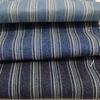 Tecido Jeans Jeans Jeans Tingido na Cor do Fio Listrado 6.5oz Tecido Jeans Não Elástico Lavável Moda Camisa