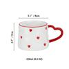 Juego de Té de la Tarde Corazón de Chica Transfronterizo Taza de Agua para el Hogar Tetera Ins Simple Lindo Regalo de Acompañamiento Juego de Tazas de Café
