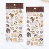 Tipetoys Estilo Chino Guka Serie Universo Chino Bola Gordita Gatito Paquete de Pegatinas Estampadas en Caliente Animalitos Lindos