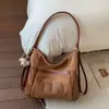 Bolso de Hombro Retro Casual de Moda para Otoño e Invierno, Diseño de Nicho, Personalizado, Nuevo Bolso para Mujer 2025