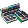 Pasteles al Óleo Bambú Verde 12 Colores 18 Colores 36 Colores 48 Colores Pasteles al Óleo de Color Intenso Colores para Niños Pintura de Apilamiento de Colores Pasteles al Óleo Hechos a Mano