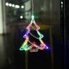 Luzes de Ventosa para Decoração de Árvore de Natal LED, Estrela Polar, Papai Noel, Boneco de Neve, Sinos, Venda Quente Transfronteiriça, Atmosfera Festiva