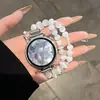 Correa de Ojo de Gato con Perlas Adecuada para Huawei 8/9/10 Watch NFC, Redmi Watch 4/5/6, Huawei Fit 3
