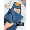 Calça de Perna Larga Petite~  Outono 2026 Nova Calça Jeans de Perna Larga para Mulheres Cintura Alta Nove Pontos Perna Reta H090108