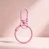 Hebilla de puerta de pintura horneada de color anillo de libro anillo de tarjeta llavero color caramelo accesorios de joyería DIY colgante de bolsa de muñeca de dibujos animados