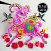 Potente Fábrica con Características Chinas: Recortes de Papel Hechos a Mano sobre Papel de Arroz, Decoraciones de Ventana de Colores Huecas por Ambos Lados, Productos Terminados de Recortes de Papel de los Doce Animales del Zodiaco